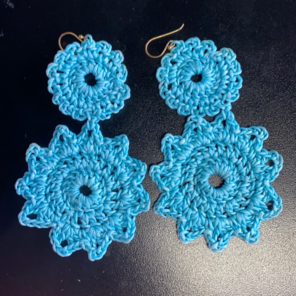 Roberta Roller Rabbit Macrame Earrings